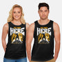 Get Over Here Slayer-Unisex-Basic-Tank-rocketman_art