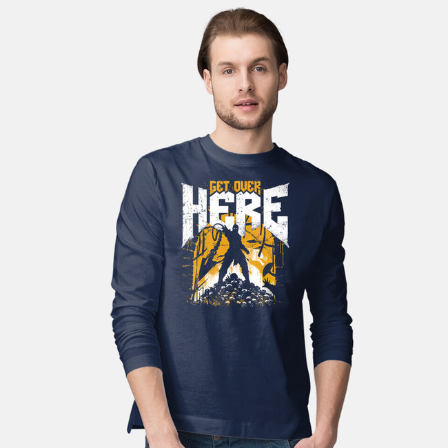 Get Over Here Slayer-Mens-Long Sleeved-Tee-rocketman_art
