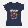 Mayhem Metal Fest-Womens-V-Neck-Tee-OPIPPI