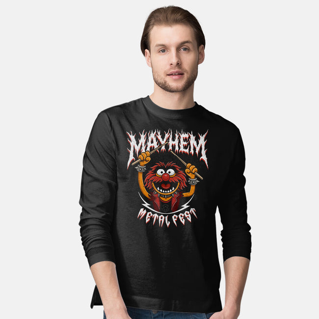 Mayhem Metal Fest-Mens-Long Sleeved-Tee-OPIPPI