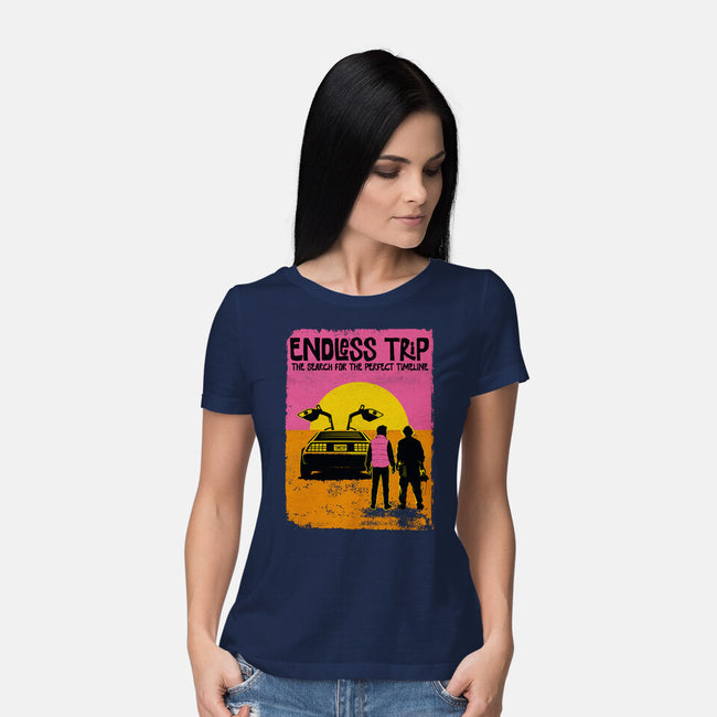 The Endless Trip-Womens-Basic-Tee-OPIPPI