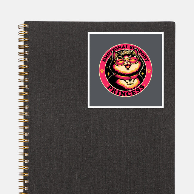 Dungeon Emotional Support Cat Princess-None-Glossy-Sticker-Studio Mootant