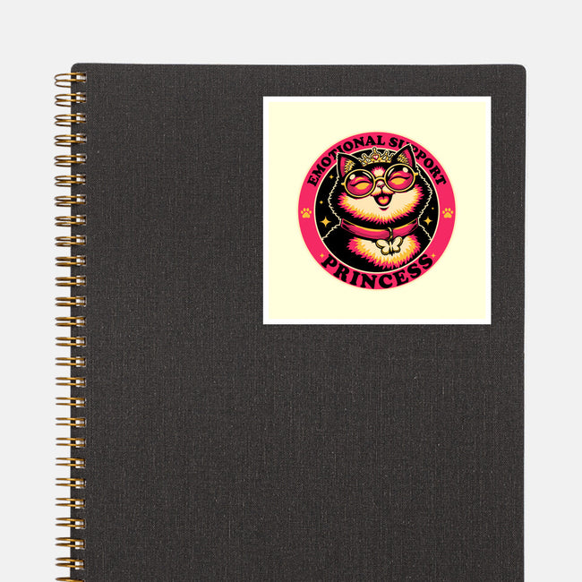 Dungeon Emotional Support Cat Princess-None-Glossy-Sticker-Studio Mootant