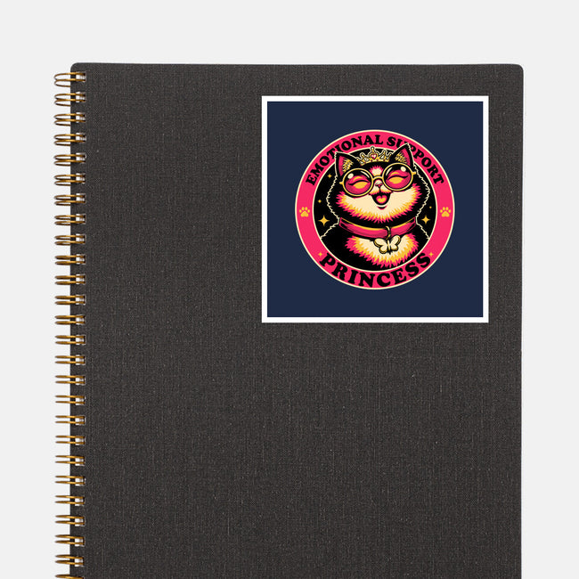 Dungeon Emotional Support Cat Princess-None-Glossy-Sticker-Studio Mootant