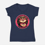 Dungeon Emotional Support Cat Princess-Womens-V-Neck-Tee-Studio Mootant