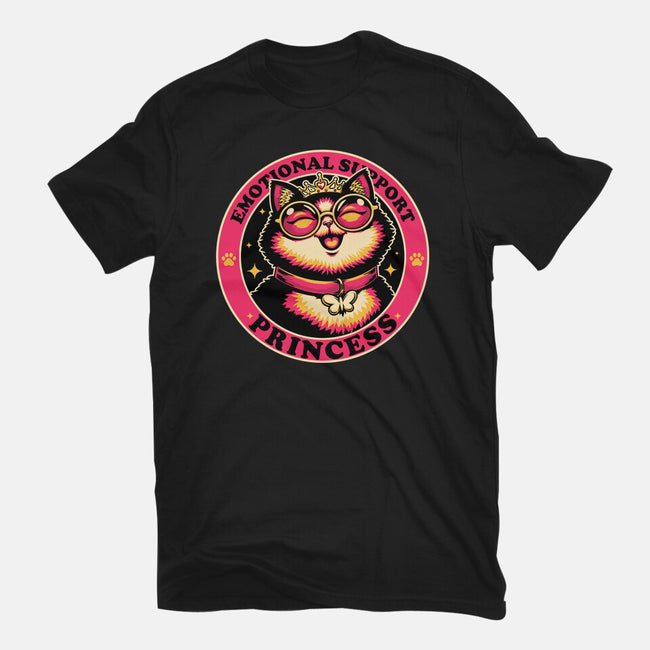 Dungeon Emotional Support Cat Princess-Womens-Fitted-Tee-Studio Mootant