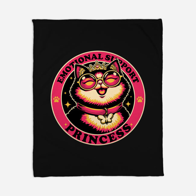 Dungeon Emotional Support Cat Princess-None-Fleece-Blanket-Studio Mootant
