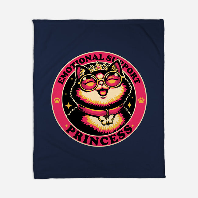 Dungeon Emotional Support Cat Princess-None-Fleece-Blanket-Studio Mootant