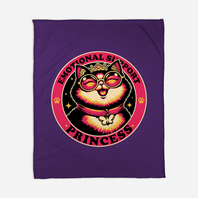 Dungeon Emotional Support Cat Princess-None-Fleece-Blanket-Studio Mootant