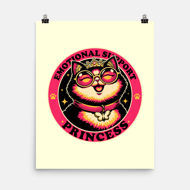 Dungeon Emotional Support Cat Princess-None-Matte-Poster-Studio Mootant