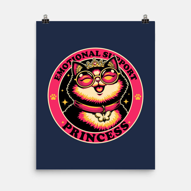 Dungeon Emotional Support Cat Princess-None-Matte-Poster-Studio Mootant