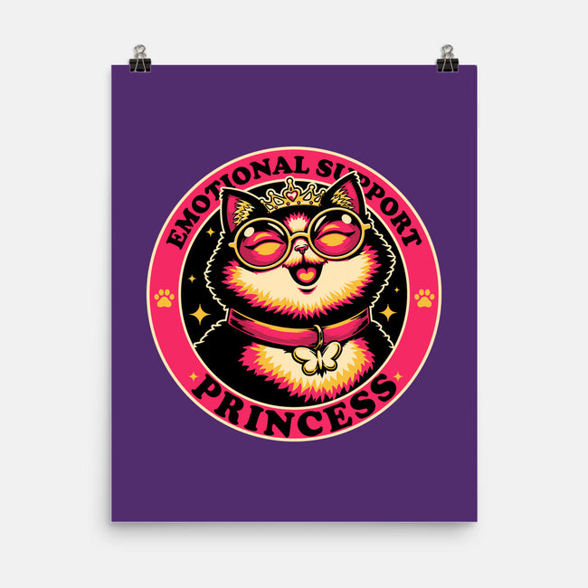 Dungeon Emotional Support Cat Princess-None-Matte-Poster-Studio Mootant