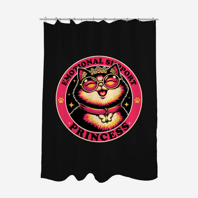 Dungeon Emotional Support Cat Princess-None-Polyester-Shower Curtain-Studio Mootant