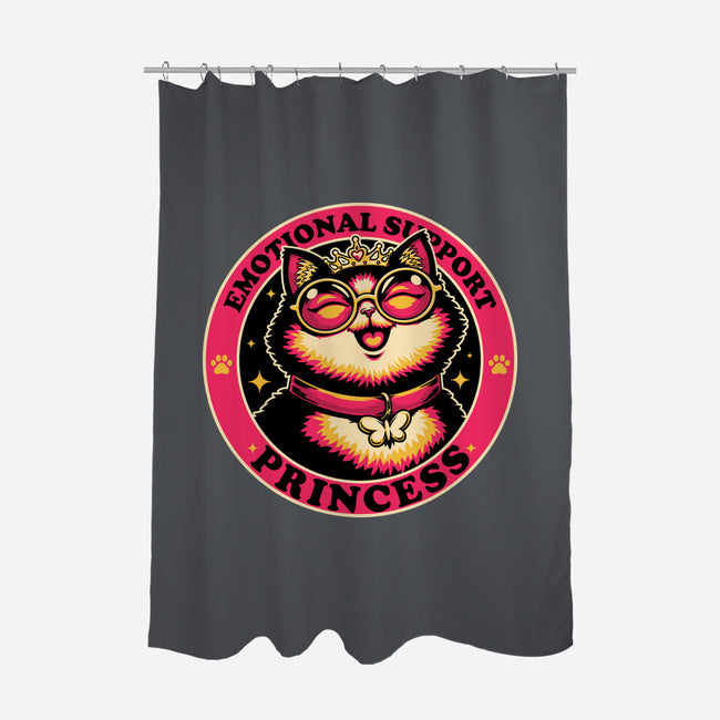 Dungeon Emotional Support Cat Princess-None-Polyester-Shower Curtain-Studio Mootant
