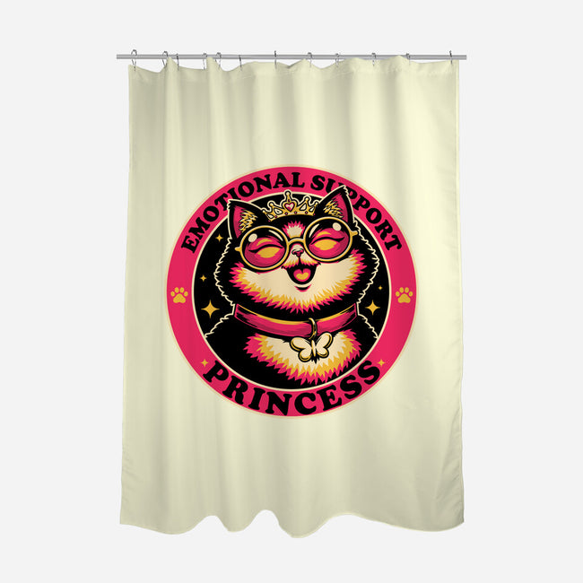 Dungeon Emotional Support Cat Princess-None-Polyester-Shower Curtain-Studio Mootant