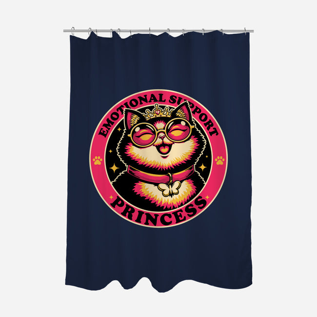 Dungeon Emotional Support Cat Princess-None-Polyester-Shower Curtain-Studio Mootant