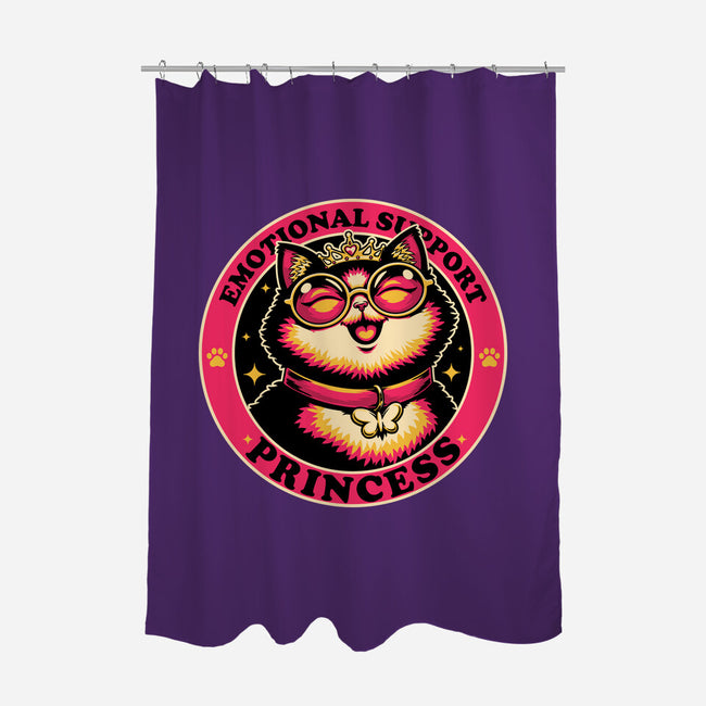 Dungeon Emotional Support Cat Princess-None-Polyester-Shower Curtain-Studio Mootant