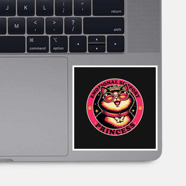 Dungeon Emotional Support Cat Princess-None-Glossy-Sticker-Studio Mootant