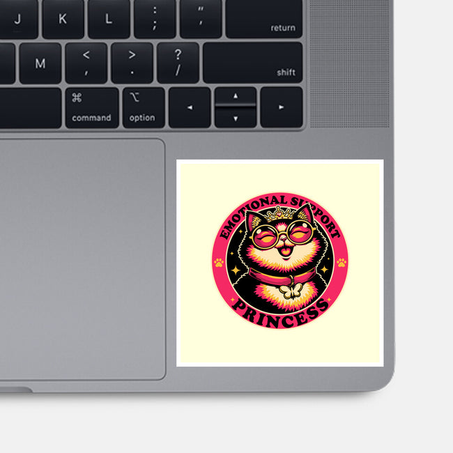 Dungeon Emotional Support Cat Princess-None-Glossy-Sticker-Studio Mootant