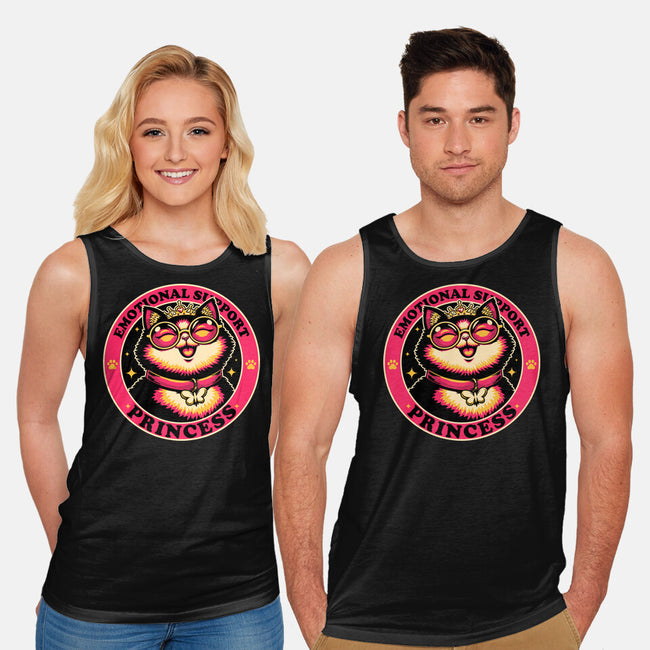 Dungeon Emotional Support Cat Princess-Unisex-Basic-Tank-Studio Mootant