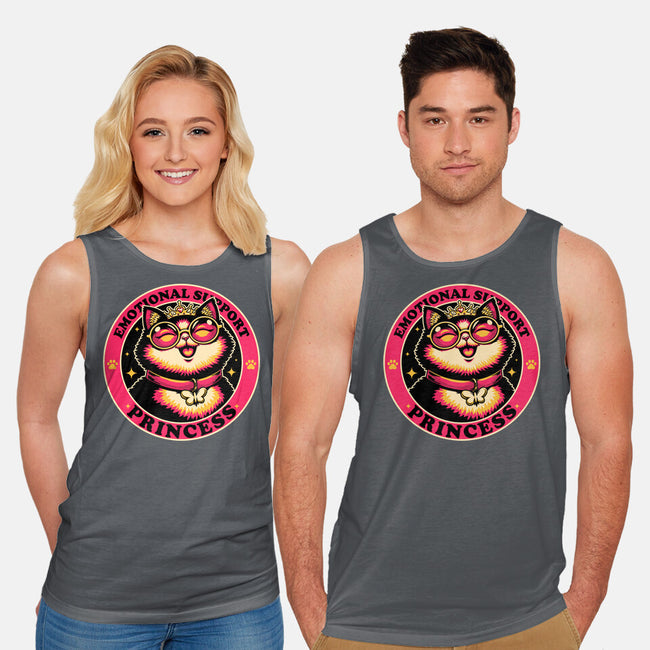 Dungeon Emotional Support Cat Princess-Unisex-Basic-Tank-Studio Mootant