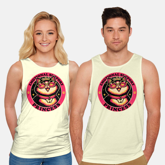 Dungeon Emotional Support Cat Princess-Unisex-Basic-Tank-Studio Mootant