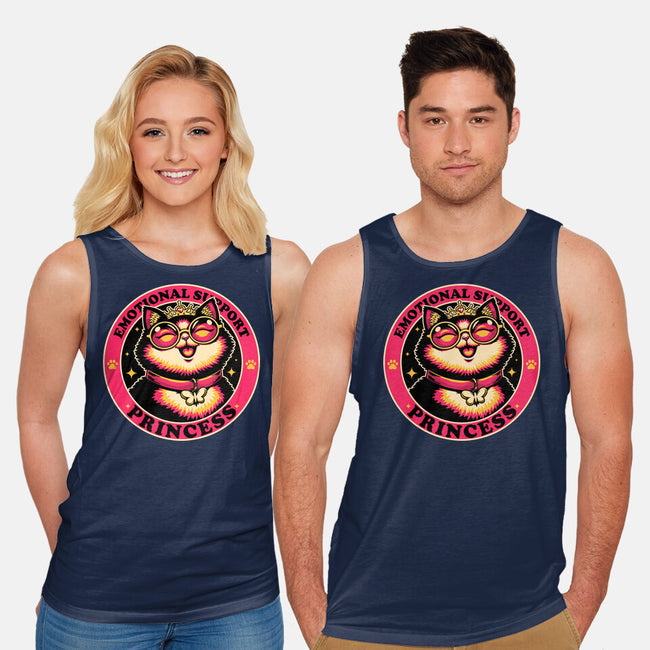 Dungeon Emotional Support Cat Princess-Unisex-Basic-Tank-Studio Mootant