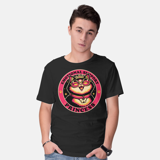 Dungeon Emotional Support Cat Princess-Mens-Basic-Tee-Studio Mootant