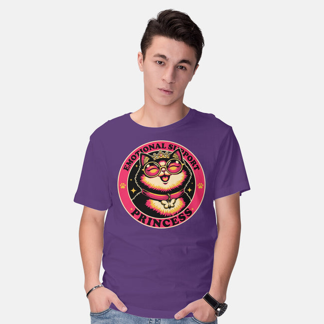 Dungeon Emotional Support Cat Princess-Mens-Basic-Tee-Studio Mootant