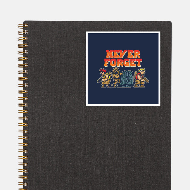 Never Forget Metal Slug-None-Glossy-Sticker-turborat14