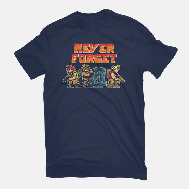Never Forget Metal Slug-Womens-Fitted-Tee-turborat14