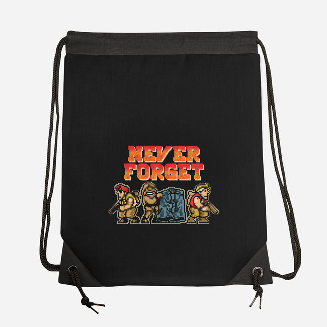 Never Forget Metal Slug-None-Drawstring-Bag-turborat14