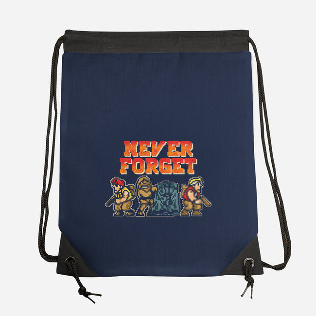 Never Forget Metal Slug-None-Drawstring-Bag-turborat14