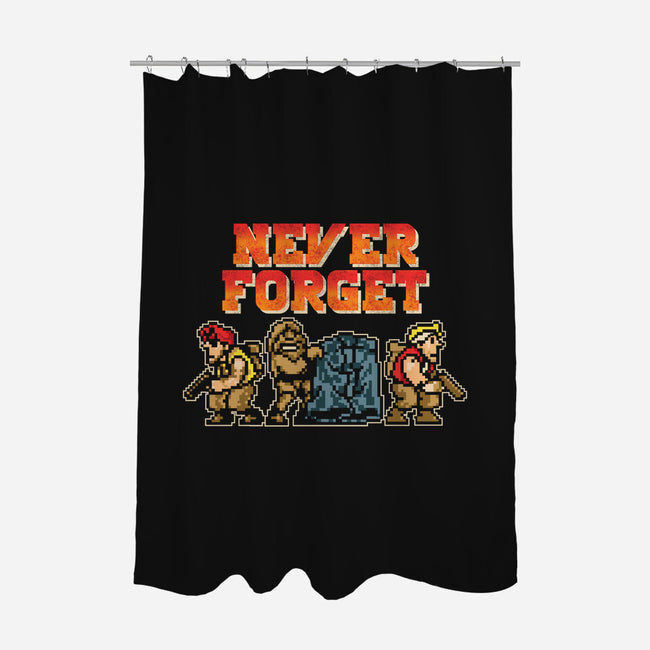 Never Forget Metal Slug-None-Polyester-Shower Curtain-turborat14