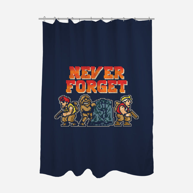 Never Forget Metal Slug-None-Polyester-Shower Curtain-turborat14