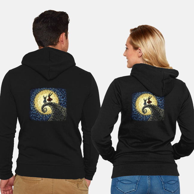 Hollow Voice-Unisex-Zip-Up-Sweatshirt-nickzzarto