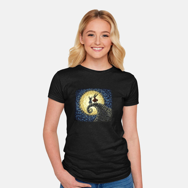 Hollow Voice-Womens-Fitted-Tee-nickzzarto