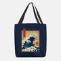 The Great Kaiju Wave-None-Basic Tote-Bag-erion_designs