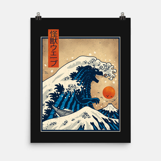 The Great Kaiju Wave-None-Matte-Poster-erion_designs