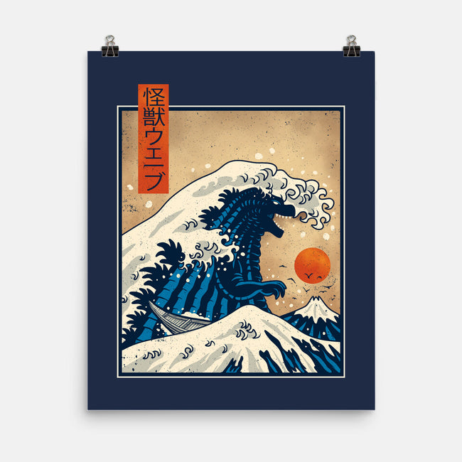 The Great Kaiju Wave-None-Matte-Poster-erion_designs