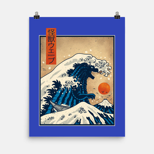 The Great Kaiju Wave-None-Matte-Poster-erion_designs