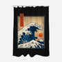The Great Kaiju Wave-None-Polyester-Shower Curtain-erion_designs