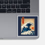 The Great Kaiju Wave-None-Glossy-Sticker-erion_designs