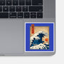 The Great Kaiju Wave-None-Glossy-Sticker-erion_designs