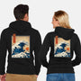 The Great Kaiju Wave-Unisex-Zip-Up-Sweatshirt-erion_designs