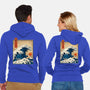 The Great Kaiju Wave-Unisex-Zip-Up-Sweatshirt-erion_designs