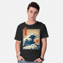 The Great Kaiju Wave-Mens-Basic-Tee-erion_designs