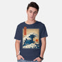 The Great Kaiju Wave-Mens-Basic-Tee-erion_designs