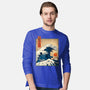 The Great Kaiju Wave-Mens-Long Sleeved-Tee-erion_designs