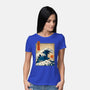 The Great Kaiju Wave-Womens-Basic-Tee-erion_designs